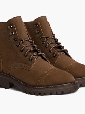 Thursday Boot Company Women's Brown Lace-Up Heeled Boots